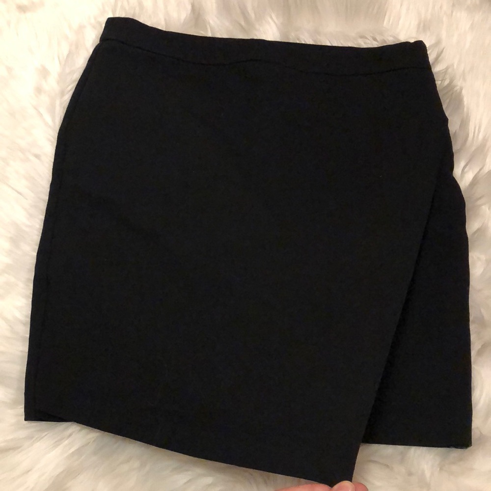 Black Asymmetrical Skirt